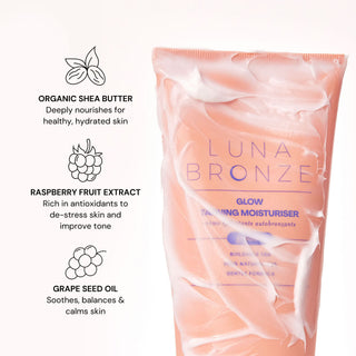 Glow Tanning Moisturiser, 50ml free_gift Luna Bronze