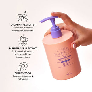 Glow Gradual Tanning Moisturiser, 500ml Tanning Luna Bronze