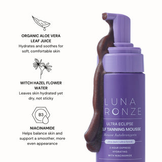 Ultra Eclipse 2 Hour Express Self Tanning Mousse (Dark) Tanning Luna Bronze